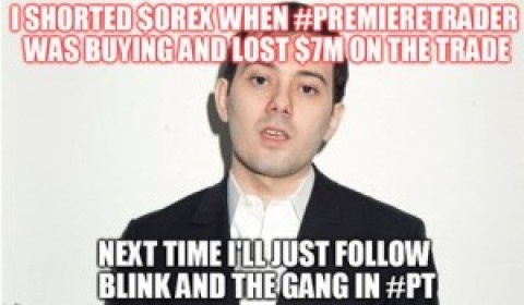 Martin Shkreli Shorted $OREX While #PremiereTrader was buying